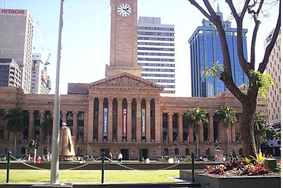 King George Square before the recent renovations. 