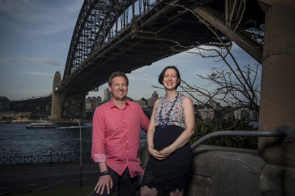 David and Anthea Hammon, whose family business runs Scenic World in the Blue Mountains and won a 20-year contract to operate climbing activities on the Sydney Harbour Bridge.
