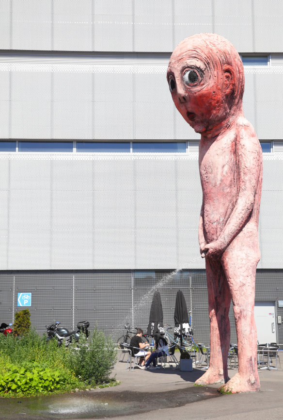 Tommi Toija created a second urinating statue for the world to enjoy.