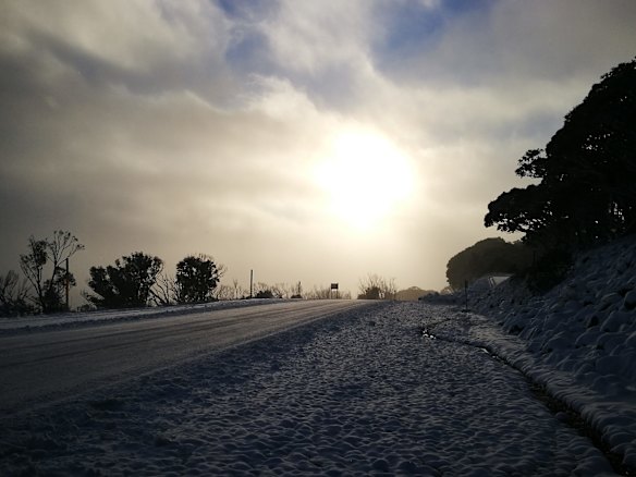 Snow at Mount Hotham.