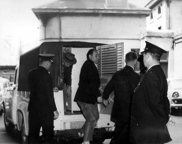 Stephen Leslie Bradley in police custody, December 6, 1960