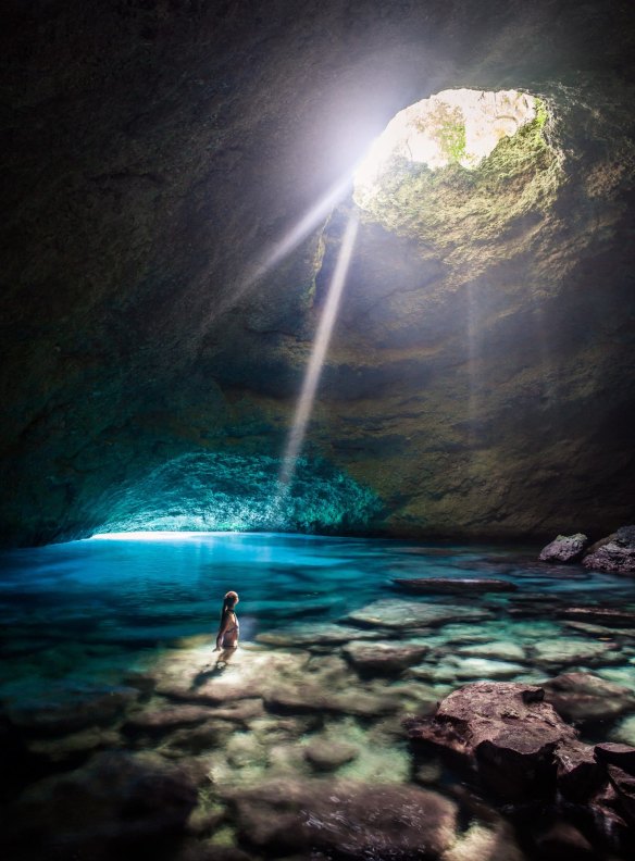 Snorkelling along Tanna's untouched north coast in Vanuatu.