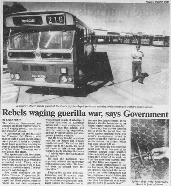 Legend has it there are still some guerrila bus drivers out there in the jungle, who don't realise the war is over.