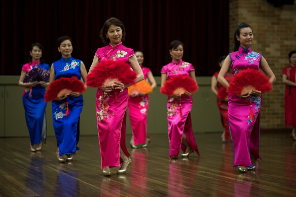 Each cheongsam is individually tailored and embroidered, costing the owner up to $1000.