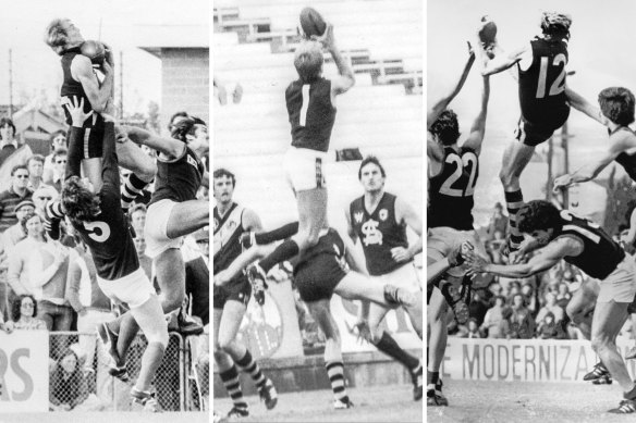 Graham Cornes took some spectacular grabs.