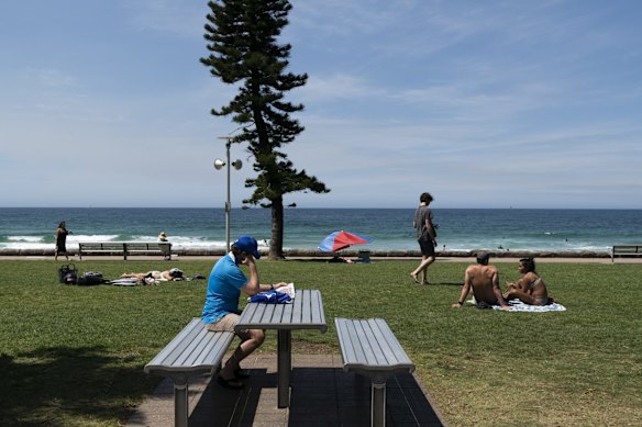 Manly on the last weekend before COVID-19 restrictions are eased.