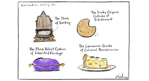 Coronation carry-on.