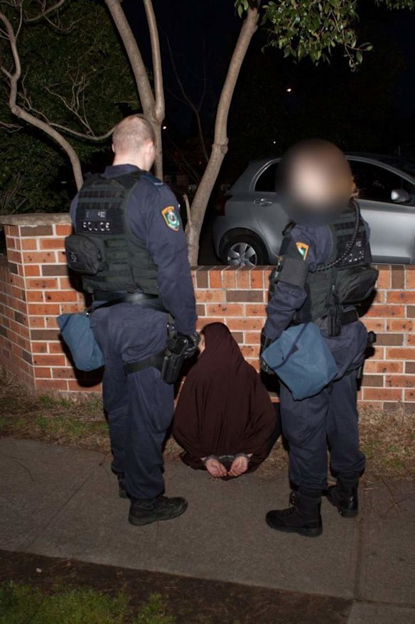 The execution of search warrants across Sydney's north-west suburbs.