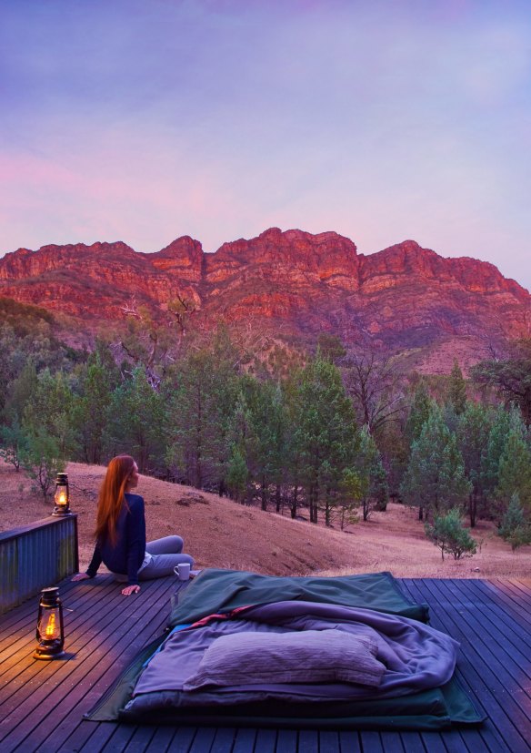 The Flinders Ranges in South Australia. 