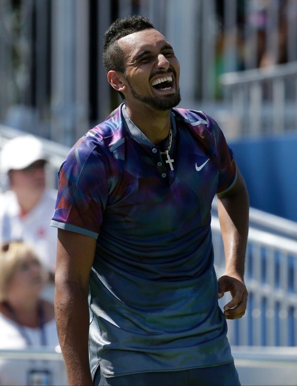 Nick Kyrgios has endured a painful year at the majors with just two wins.