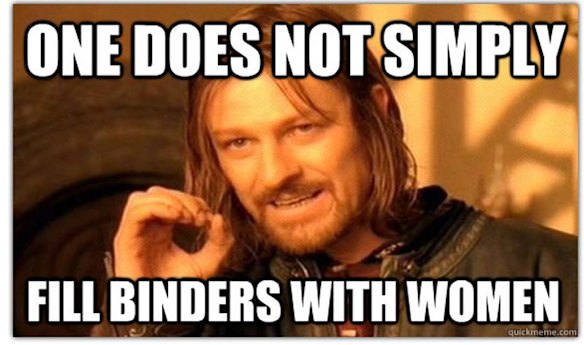 A #bindersfullofwomen image from bindersfullofwomen.tumblr.com.