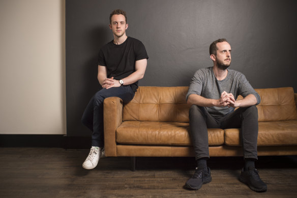 Robbie Ferguson, left, and his brother James are founders of Immutable.