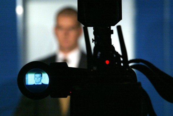 Simon Overland in 2004 when he was the Victorian Assistant Commissioner. Photo by Ken Irwin