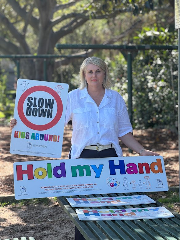 Michelle McLaughlin started a not-for-profit targeting child road trauma in busy areas, including holiday towns, following the death of her son, Tom.