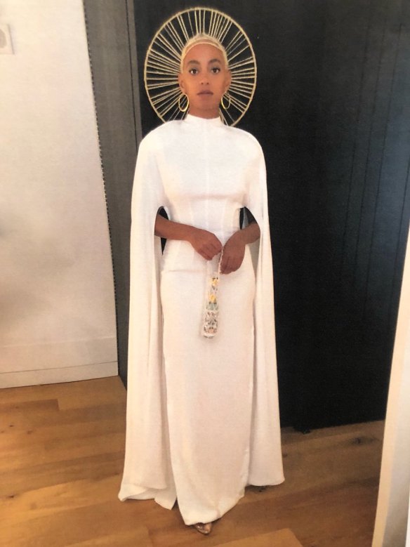 The winning dress from Solange's Twitter poll.