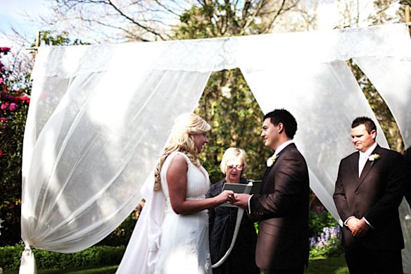 Elesha Foster and Luke Rampling