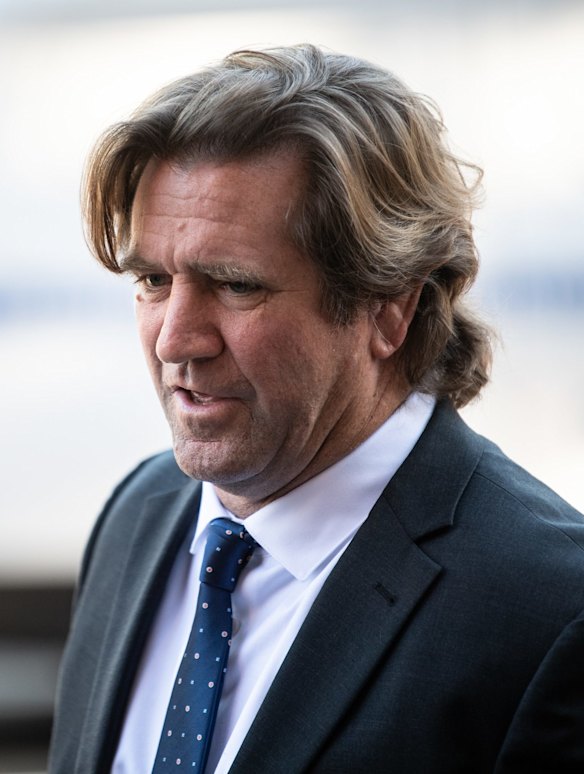 Current Manly Sea Eagles coach and former player Des Hasler.