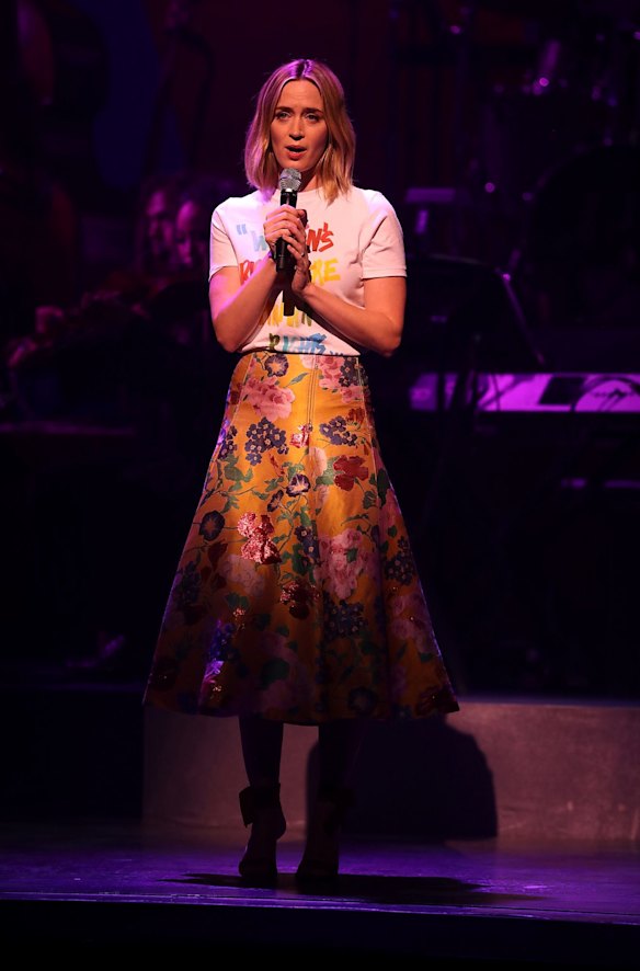 Emily Blunt performs 