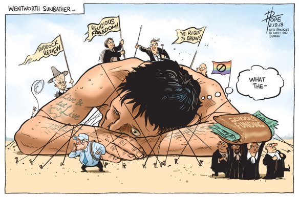 The Canberra Times' editorial cartoon for Thursday October 11, 2018.
