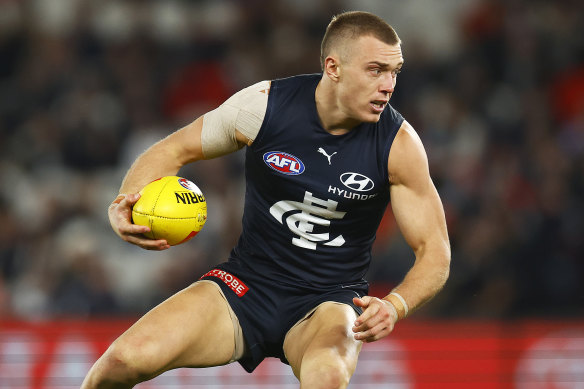 The Blues, led by Patrick Cripps, have been handed a slate of prime time matches through the opening 15 rounds of the 2023 campaign.