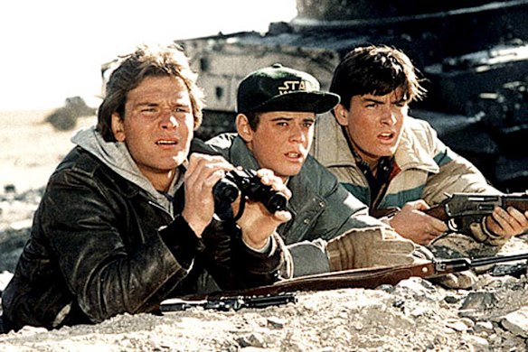 In <i>Red Dawn</i>, 1984.