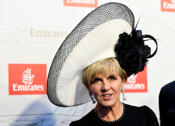 Hat lover Julie Bishop set to return to the Birdcage for Flemington's Spring Racing Carnival.