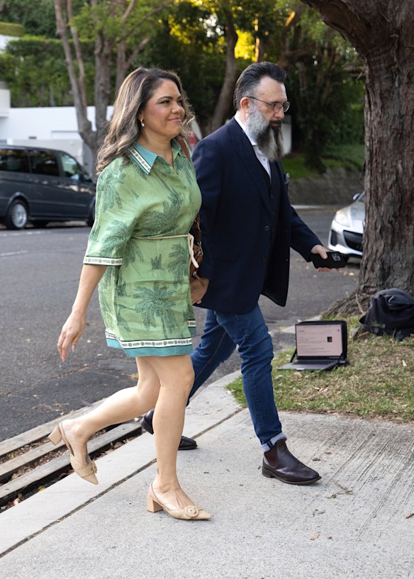 Jacinta Nampijinpa Price and husband Colin Lillie.
