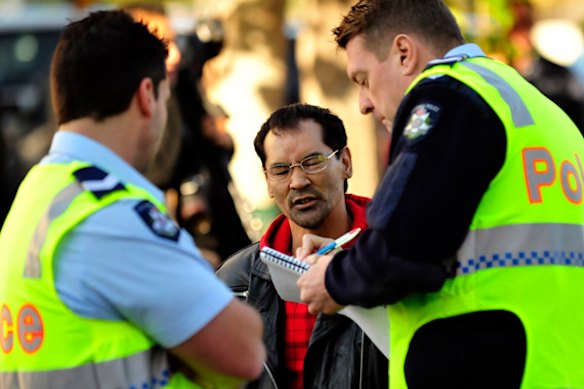 Han-Alexander Carkeek, a witness at the scene in Union street Ascot Vale where Des Moran was murdered.
