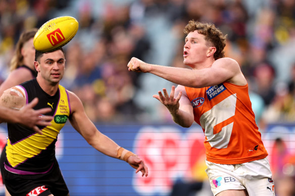 Premiership fancy: Giants star Tom Green has been instrumental in his team’s rise.
