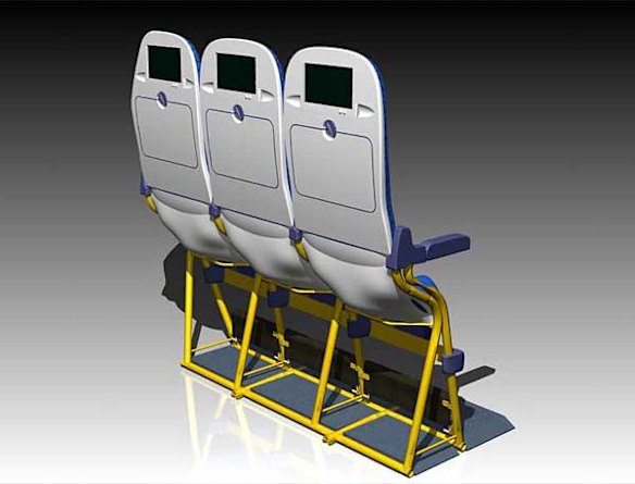 Aviointeriors says its design is for an ultra-high density seat designed and engineered to offer the possibility to 'further reduce ticket prices' through the creation of a new basic class - below economy.