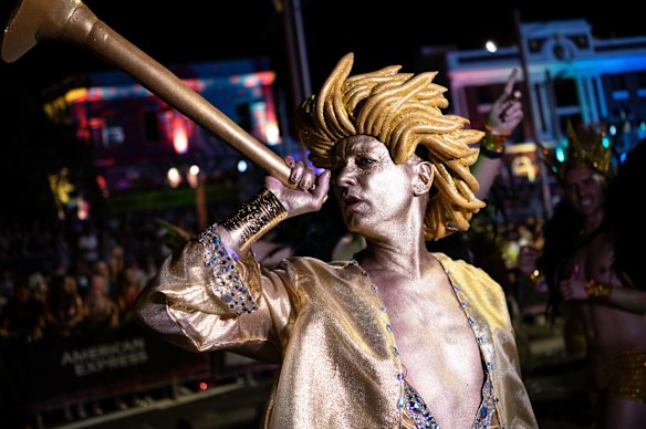 Participants in the 45th Sydney Gay and Lesbian Mardi Gras.