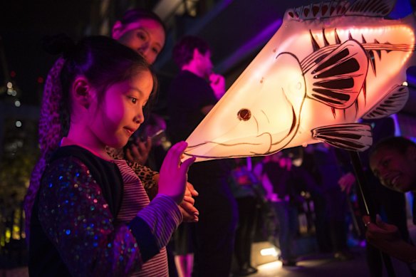 Interactive Vivid at Barangaroo.