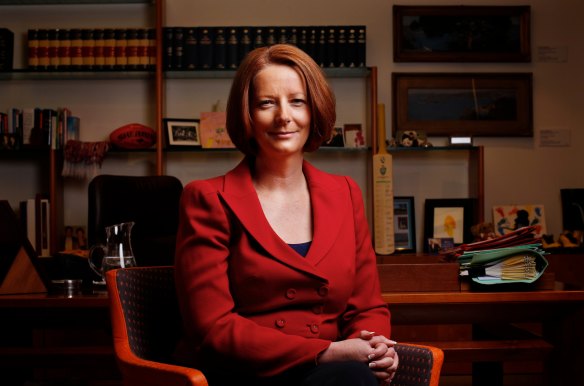 Former prime minister Julia Gillard challenged Kevin Rudd for the prime ministership in 2010. 