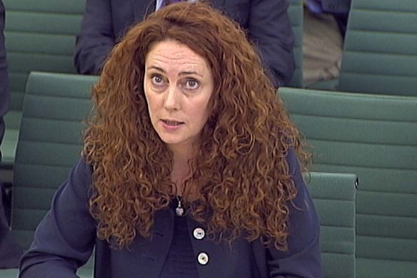 Rebekah Brooks gives evidence.