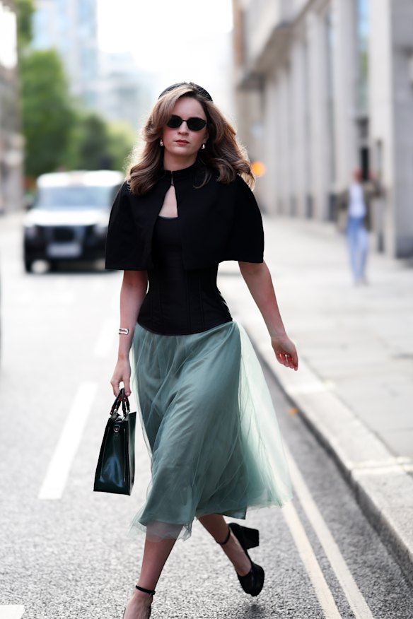 More cinched waists and skirts, as seen at London Fashion Week, are making their way here for summer.