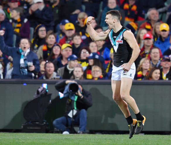 Fans will be in the stands when the Power face the Crows on Saturday night.