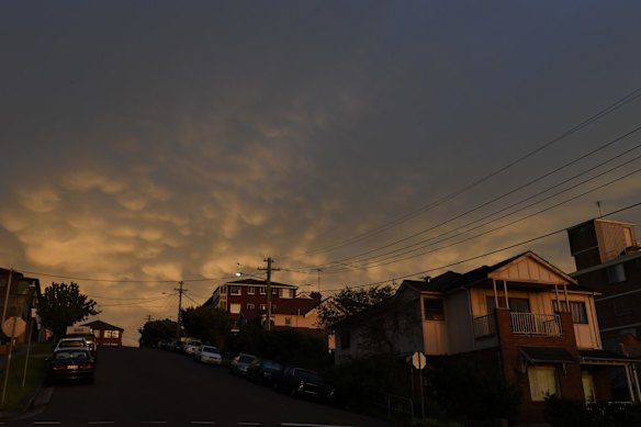 Sydney is set for a day of wind and rain.