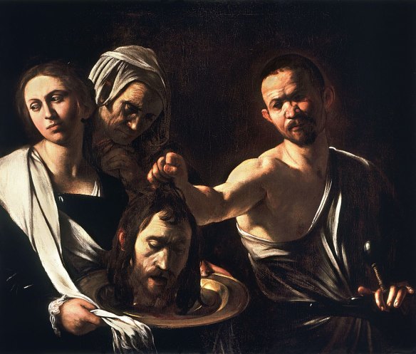Salome with the Head of John the Baptist: Caravaggio (1610)