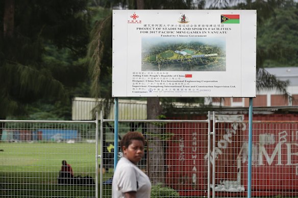 Korman Stadium in Port Vila, Vanuatu.