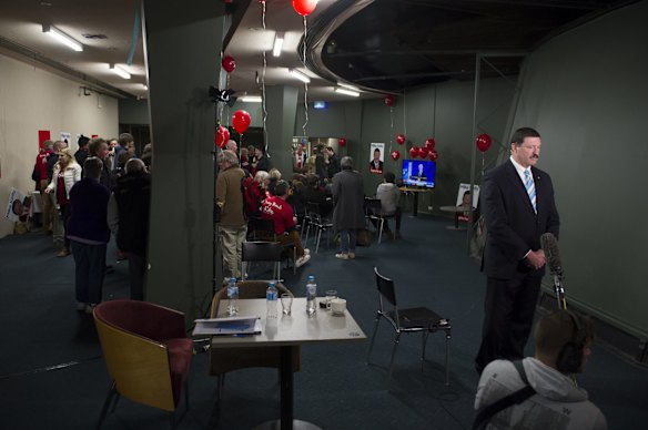 Candidate for Eden-Monaro Mike Kelly at the Queanbeyan Leagues Club.