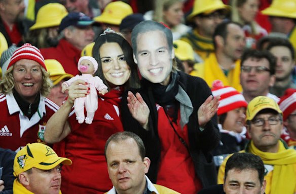 British and Irish Lions fans.