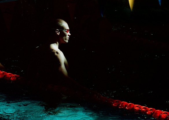 Michael Klim during a training session.