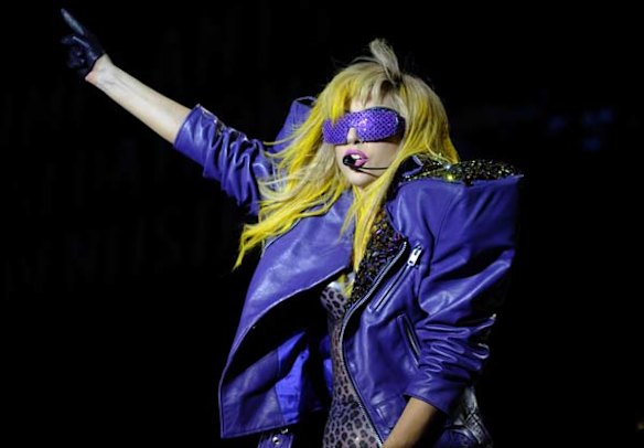 Lady Gaga performs at Lollapalooza 2010 in Chicago, Illinois.