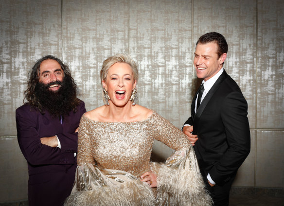Also rans: Costa Giorgiadis, Amanda Keller and Rodger Corser were all nominated for this year's Gold Logie.