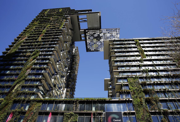 The Central Park residential complex in Chippendale.