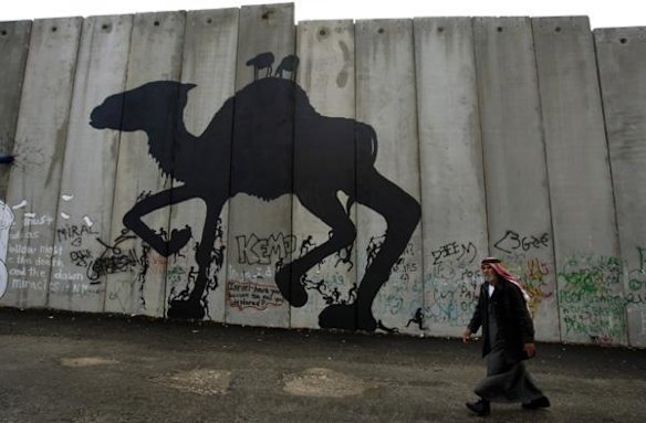 Banksy is trying to bring cheer and boost tourism in Bethlehem this Christmas.