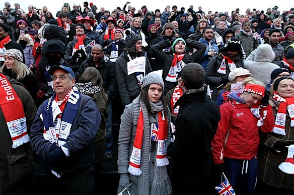 England football fans react to the news that the 2018 FIFA World Cup will be played in Russia.