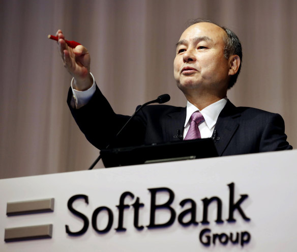 Masayoshi Son is trying to stop the bleeding at SoftBank. 
