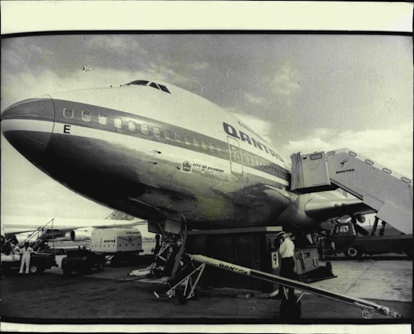 Qantas 747s were often used for rescue and repatriation flights. In 1975, the aircraft "City of Brisbane" flew to Bangkok to fly war orphans from Vietnam to Australia. 