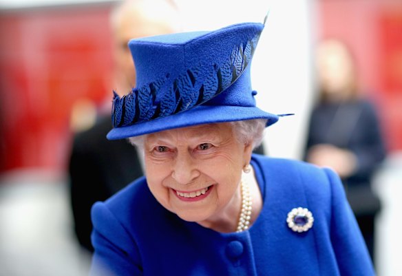 LONDON, ENGLAND - MARCH 08:  Queen Elizabeth II  smiles as she meets people being helped by the Prince's Trust at the Prince's Trust Centre in Kennington on March 8, 2016 in London, England. The Queen was visiting the Centre with Prince Charles, Prince of Wales to mark the 40th Anniversary of the Prince's Trust. TRH's saw the impact the Prince's Trust has on young people and heard about the six  programmes run by the Trust to help disadvantaged young people ages 13 to 30 to get into education and employment.  (Photo by Chris Jackson - WPA Pool/Getty Images)